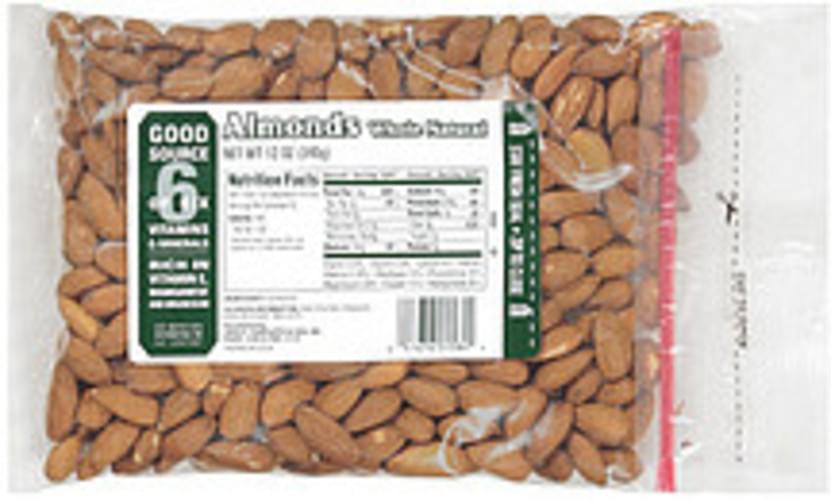 Jb Sanfilippo & Son Whole Natural Almonds - 12 oz