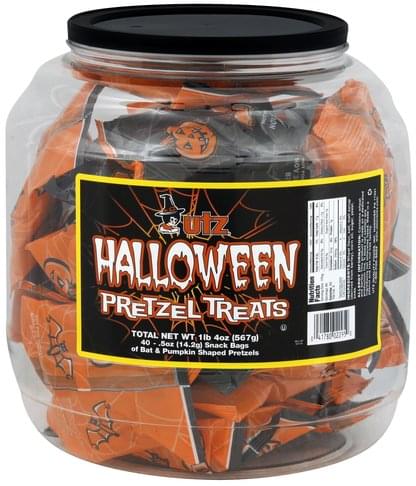 Utz Halloween Snack Bags Pretzel Treats - 40 ea, Nutrition Information ...