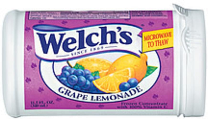 Welch's Frozen Grape Lemonade Juice Concentrate 11.5 oz, Nutrition