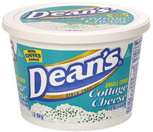 Deans Small Curd With Chives Added Cottage Cheese 1 Lb