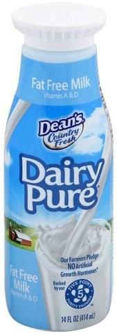 Deans Country Fresh Fat Free Milk - 14 oz