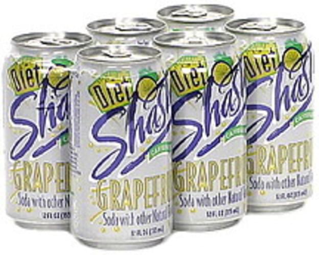 Shasta Diet, Grapefruit Soda 6 ea, Nutrition Information Innit