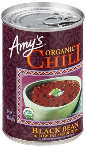 Amys Organic, Chili, Medium Black Bean - 14.7 oz