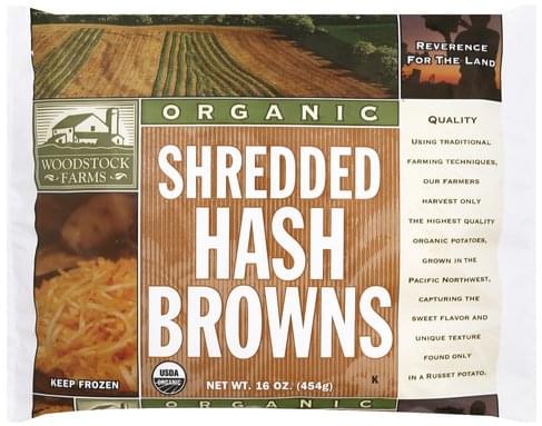 Woodstock Farms Shredded Hash Browns - 16 oz