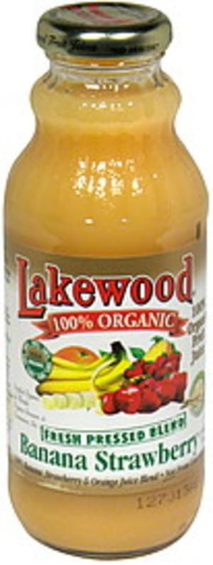 Lakewood Banana Strawberry Fruit Juice - 12.5 oz