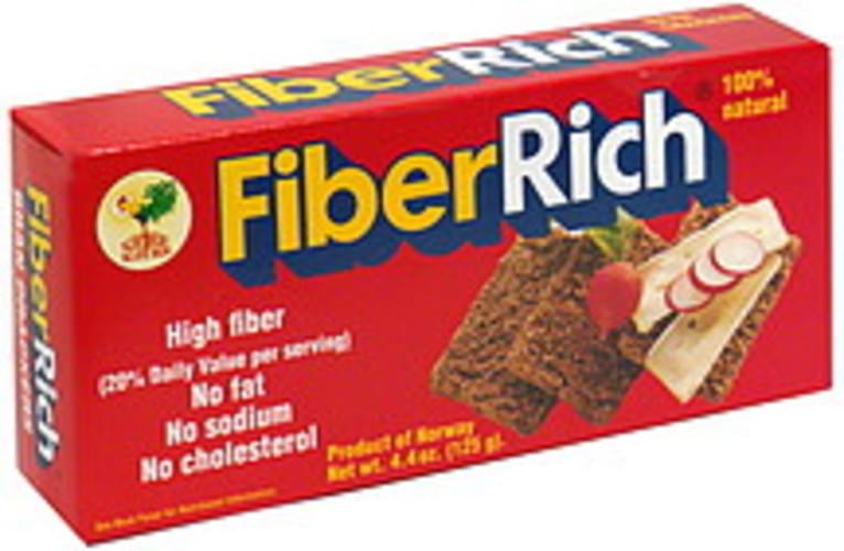 Fiber Rich Bran Crackers 4.4 oz, Nutrition Information Innit