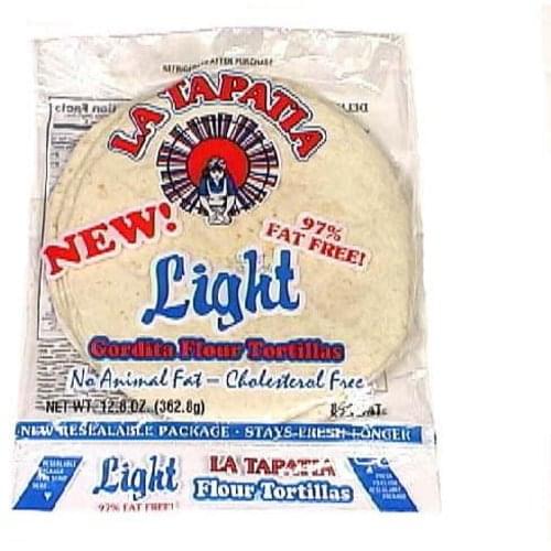 La Tapatia Light Gordita Flour Tortillas 8 ea, Nutrition Information