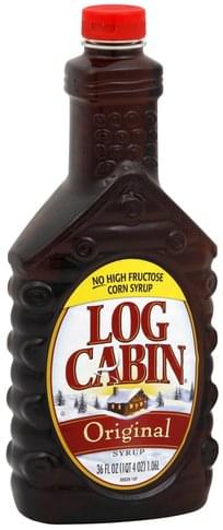 Log Cabin Original Syrup - 36 oz, Nutrition Information | Innit