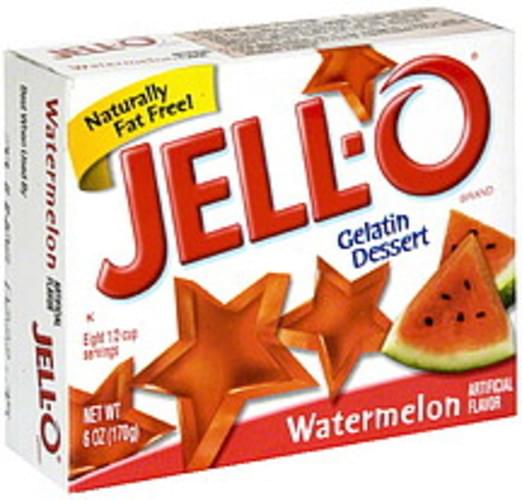 Jell O Watermelon Gelatin Dessert 6 oz, Nutrition Information Innit