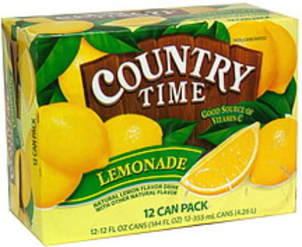 Country Time Lemonade 12 oz, Nutrition Information Innit