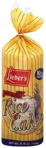 Liebers Sesame, Salted Rice Cakes - 4.9 oz