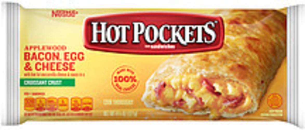 Hot Pockets Applewood Bacon, Egg & Cheese Hot Pockets Frozen Sandwiches