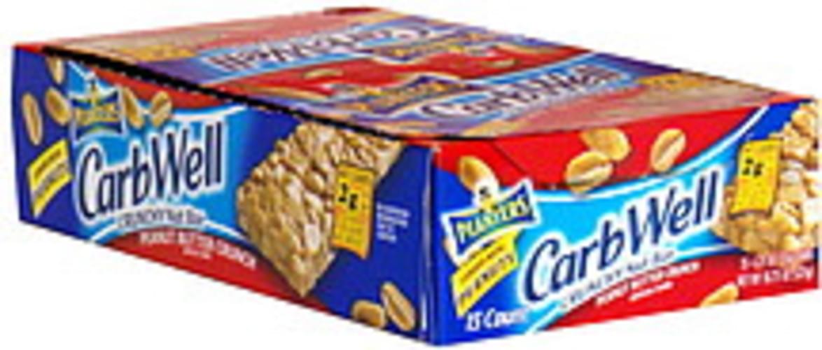 Planters Peanut Butter Crunch Crunchy Nut Bar 15 ea, Nutrition