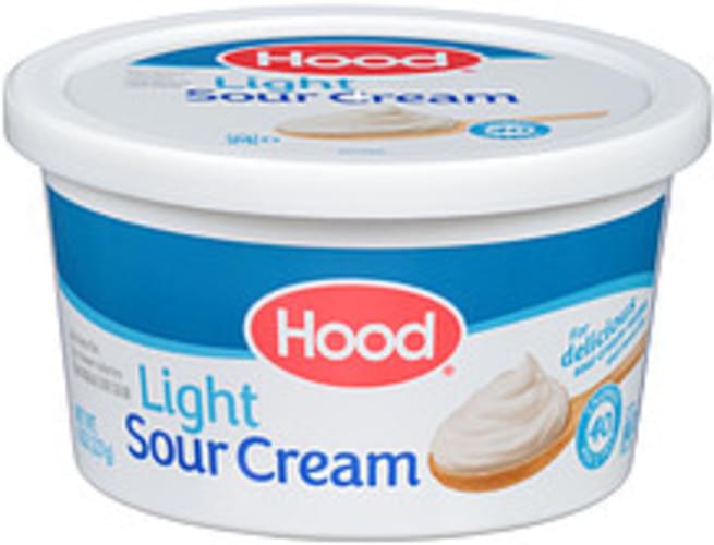 Hood Light Sour Cream 8 oz, Nutrition Information Innit