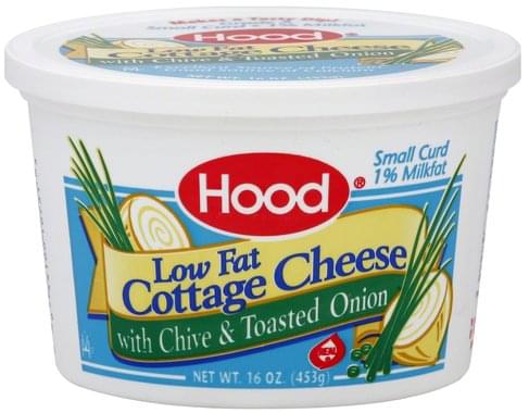 Hood Low Fat Small Curd With Chive Toasted Onion Cottage
