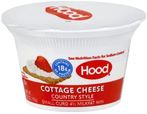 Hood Small Curd 4 Milkfat Min Country Style Cottage Cheese
