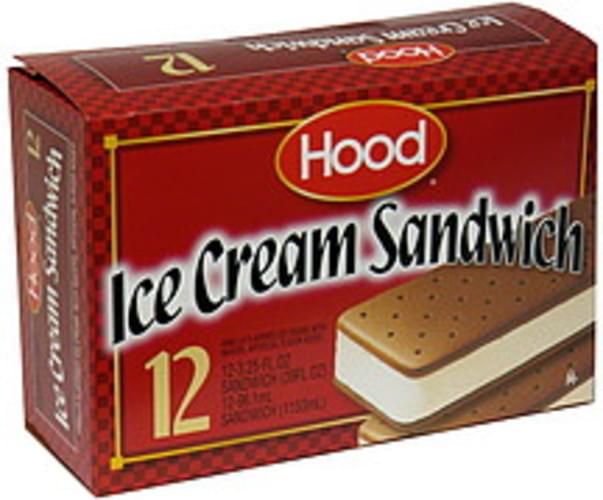 Hood Ice Cream Sandwich 12 ea, Nutrition Information Innit