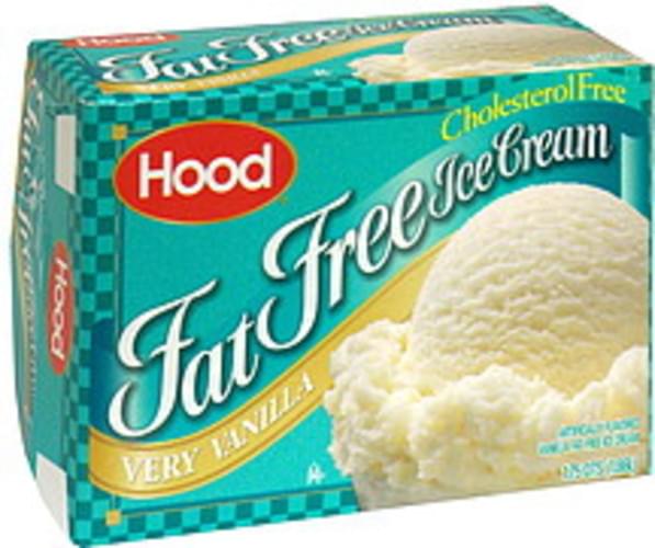 Hood Very vanilla Fat Free Ice Cream 32.75 oz, Nutrition Information