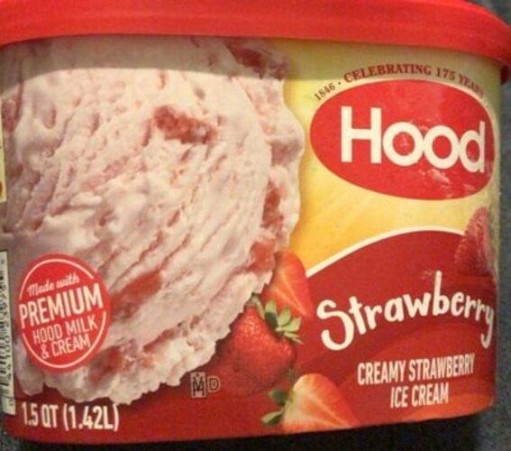 Hood Strawberry Ice Cream 1.75 QT, Nutrition Information Innit