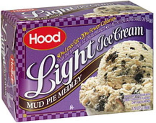 Hood Mud Pie Medley Light Ice Cream 1.75 QT, Nutrition Information