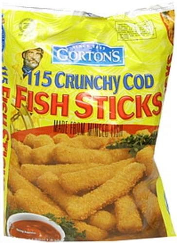 Gortons Crunchy Cod Fish Sticks - 115 ea