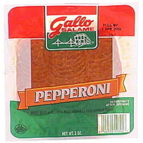 Gallo Pepperoni 3 oz, Nutrition Information Innit