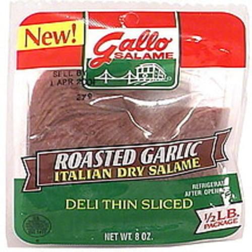 Gallo Italian Dry Salame, Roasted Garlic 8 oz, Nutrition Information