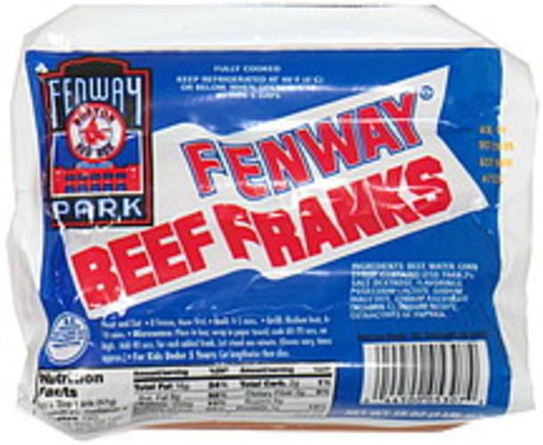 Fenway Beef Franks 16 oz, Nutrition Information Innit