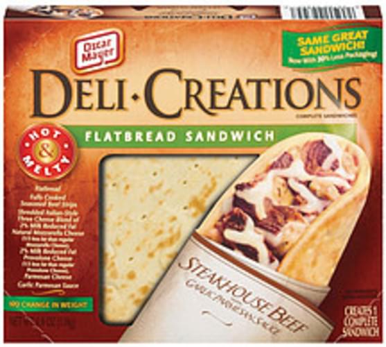 Oscar Mayer Deli Creations Steakhouse Beef W/Garlic Parmesan Sauce