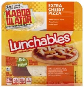 Lunchables Lunch Combinations Extra Cheesy Pizza