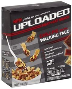 Lunchables Snack Combinations Walking Taco, Chili Pie Recipe