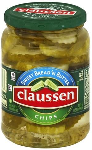 Claussen Sweet Bread N Butter Chips Pickles 24 Oz Nutrition Information Innit Claussen Sweet Bread N Butter Chips Pickles 24 Oz Nutrition Information Innit