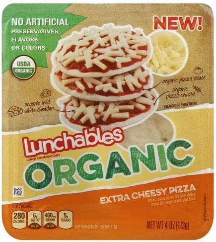 Lunchables Extra Cheesy Pizza Lunch Combinations - 4 oz
