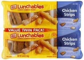 Lunchables Lunch Combinations Chicken Strips, Value Twin Pack