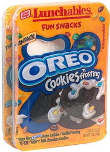 Lunchables Twin Pack Oreo Cookies 'n Frosting - 2 ea