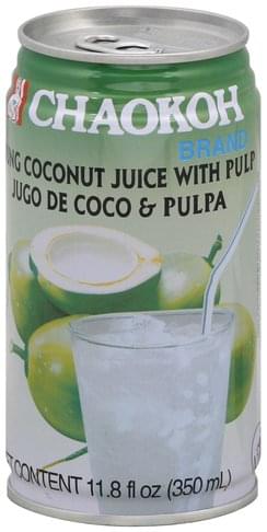 Chaokoh Young, with Pulp Coconut Juice - 11.8 oz