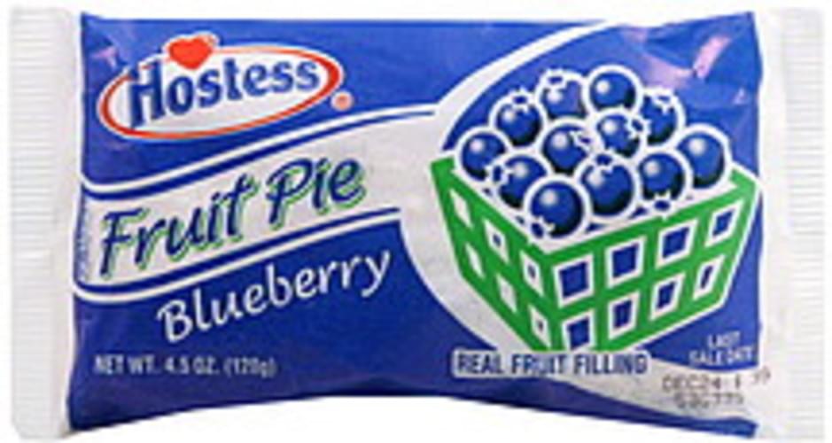 Hostess Blueberry Fruit Pie - 4.5 oz, Nutrition ...