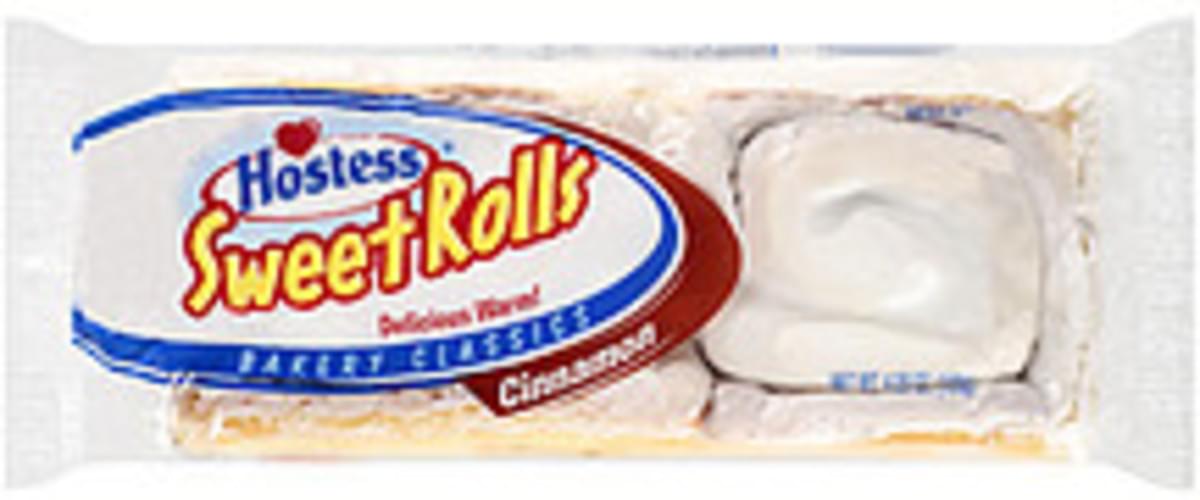 Hostess Bakery Classics Cinnamon Sweet Rolls 4.25 oz, Nutrition