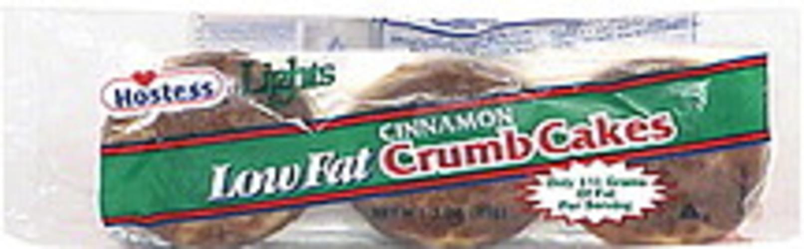Hostess Low Fat Cinnamon Crumb Cakes 3 oz, Nutrition Information Innit