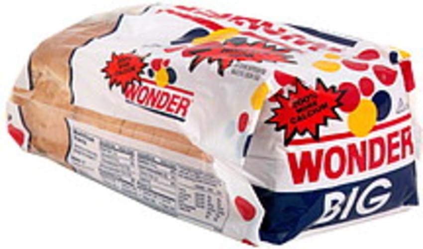 Wonder Calcium Fortified Enriched Bread 18 oz, Nutrition Information