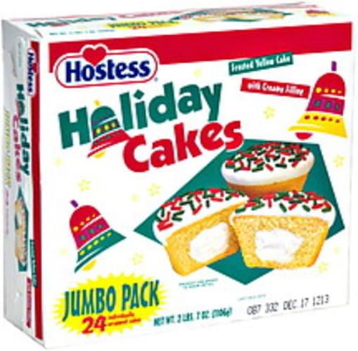 Hostess Jumbo Pack Holiday Cakes 24 ea, Nutrition Information Innit