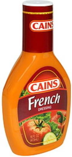 Cains French Dressing 16 Oz Nutrition Information Innit