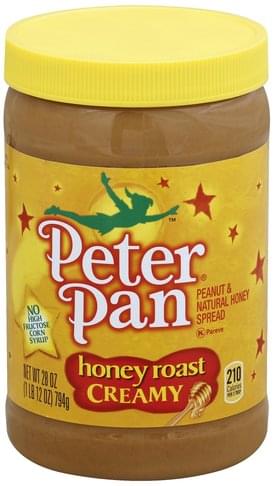 Peter Pan Honey Roast Creamy Peanut Natural Honey Spread 28 Oz Nutrition Information Innit Peter Pan Honey Roast Creamy Peanut Natural Honey Spread 28 Oz Nutrition Information Innit