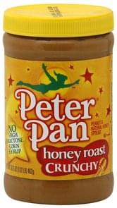 Peter Pan Honey Roast Crunchy Peanut Natural Honey Spread 16 3 Oz Nutrition Information Innit Peter Pan Honey Roast Crunchy Peanut Natural Honey Spread 16 3 Oz Nutrition Information Innit