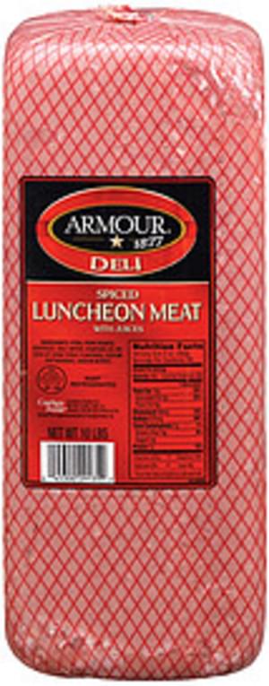 Armour 1877 Spiced Luncheon Meat Deli - Ham - 10 lb, | Innit