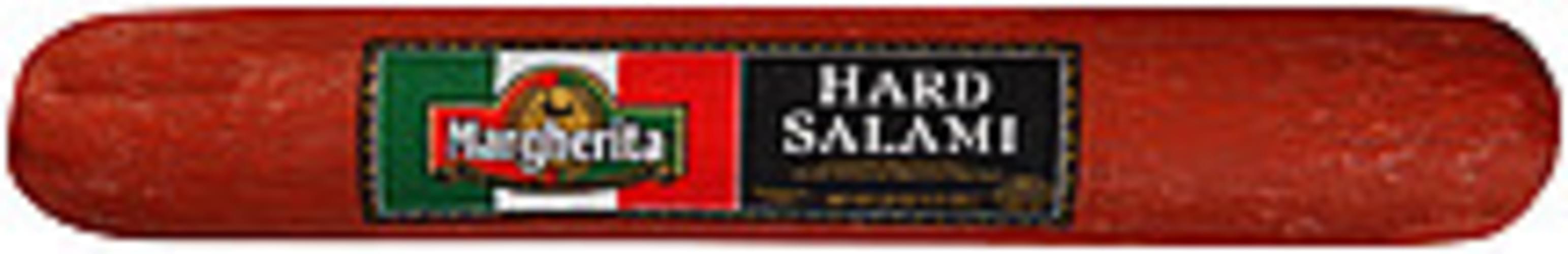 Margherita Hard Salami Stick Deli Salami Stick 1.5 lb, Nutrition