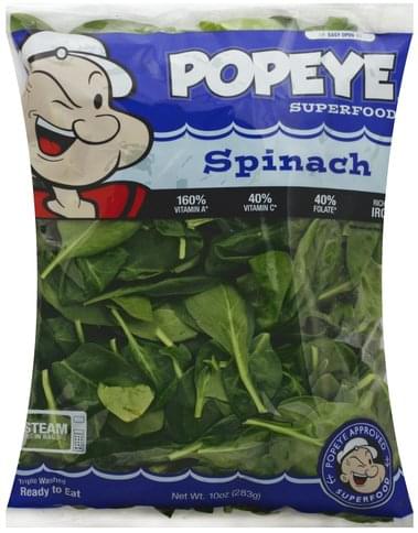 Popeye Spinach - 10 oz