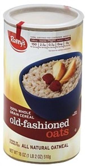 Raleys All Natural, Old Fashioned Oats Oatmeal - 18 oz