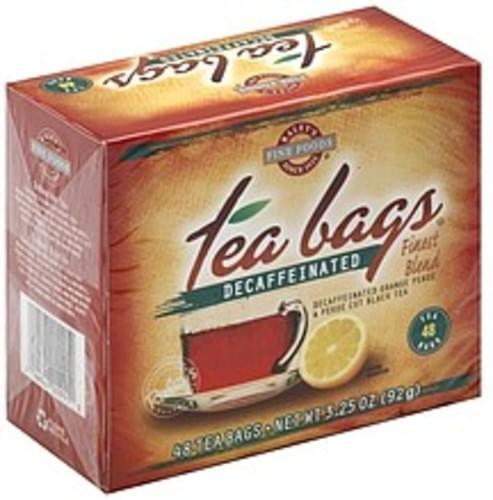 Raleys Orange Pekoe & Pekoe Cut, Decaffeinated, Tea Bags Black Tea - 48 ea