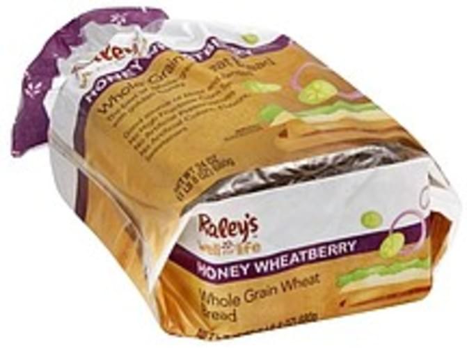 Raleys Whole Grain Wheat, Honey Wheatberry Bread 24 oz, Nutrition